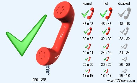 Processed Call Icon Images