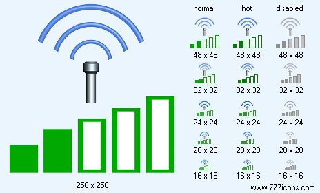 Signal Strength 2 Icon Images