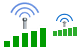 Signal strength 5 icons