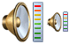 Sound level icons