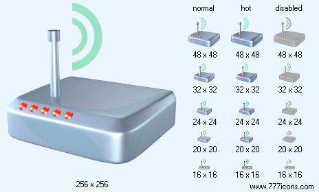 Wireless Modem Icon Images