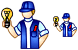 Electrician icons