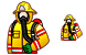 Fireman icons