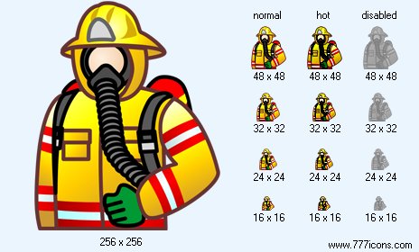 Fireman Icon Images