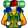 Hiker icon