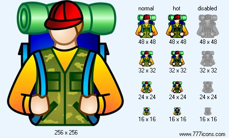 Hiker Icon Images