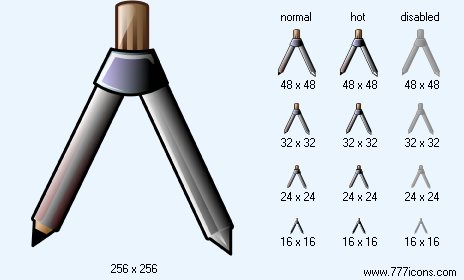 Compasses Icon Images