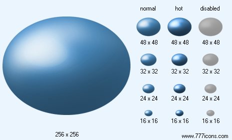 Ellipsoid Icon Images