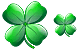 Four-leafed clover icons