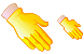 Gloved hand icons