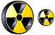 Radiation 3d icons