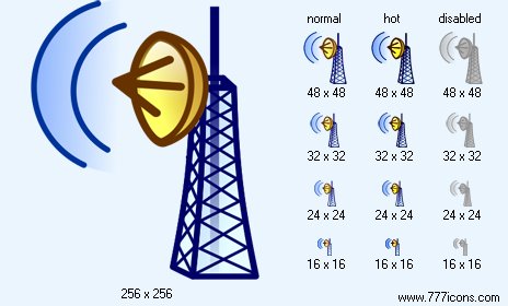 Radio Transmitter Icon Images