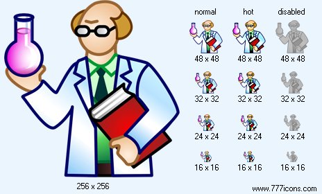 Scientist Icon Images