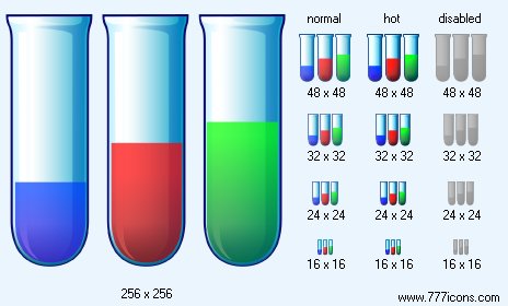 Test Tubes Icon Images