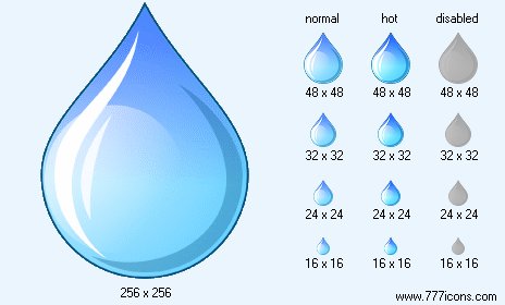 Water Drop Icon Images