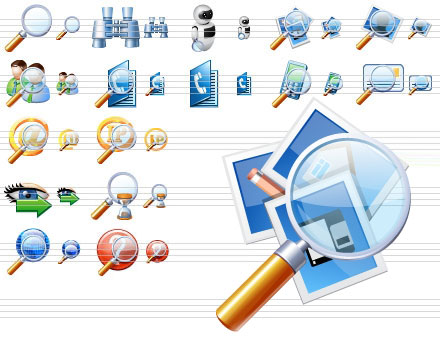 Search Icon Library 2013.1 screenshot