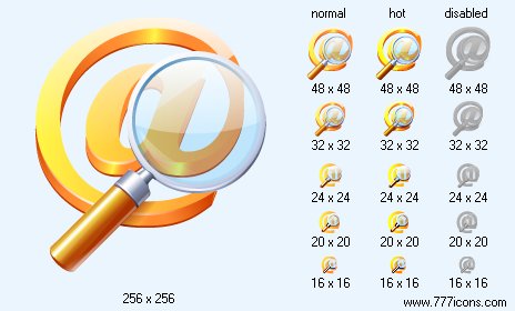 Search E-Mail Icon Images