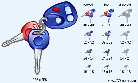 Car Keys Icon Images
