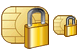 Locked EEPROM-chip icons