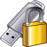 Locked USB-Drive icon