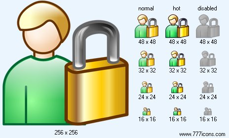 Locked User Icon Images