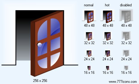 Open Door Icon Images