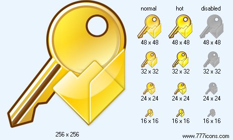 Open Key Icon Images