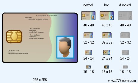 Personal Smartcard Icon Images
