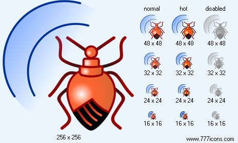 Radio Bug Icon Images