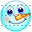 Snow man icon