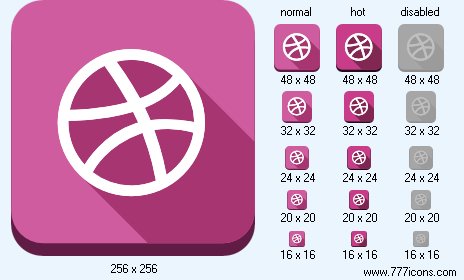 Dribbble Icon Images