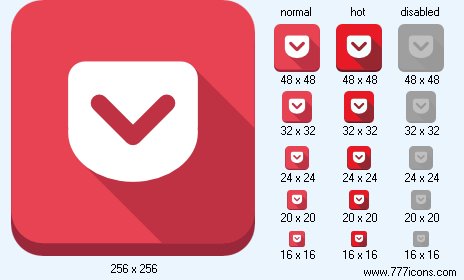 Getpocket Icon Images