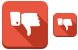Thumb down icons