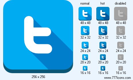 Twitter Letter Icon Images