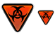 Biological hazard icons