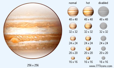 Jupiter Icon Images