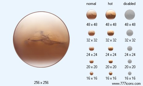 Mars Icon Images