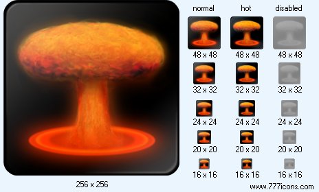 Nuclear Explosion Icon Images