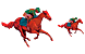 Horse-race icons