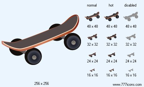 Skateboarding Icon Images