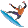 Surfing icon