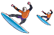 Surfing icons