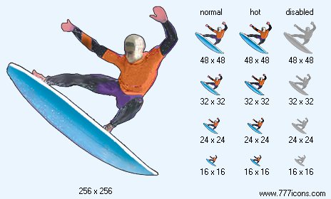 Surfing Icon Images