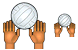 Volley-ball icons