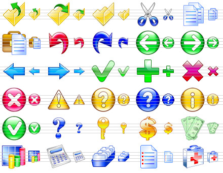 Click to view Stock Toolbar Icons 2011.1 screenshot