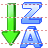 Sorting Z-A icon