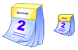 Calendar icons