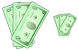 Cash icons