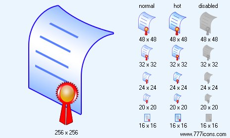 Certificate Icon Images