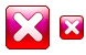 Close icons